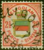 Old Postage Stamp Heligoland 1888 20pf Dull Red Pale Green & Lemon SG15b Fine Used