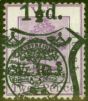 Old Postage Stamp from O.F.S 1900 Post Card Stamp 1 1/2d on 2d Brt Mauve SGP13 Fine Fresh Lightly Mtd