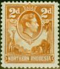 Collectible Postage Stamp from Northern Rhodesia 1938 2d Yellow-Brown SG31 Fine Lightly Mtd Mint