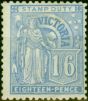 Collectible Postage Stamp from Victoria 1888 1s6d Pale Blue SG322 Fine Mtd Mint