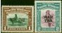 Valuable Postage Stamp North Borneo 1941 War Tax Set of 2 SG318-319 Fine & Fresh MM