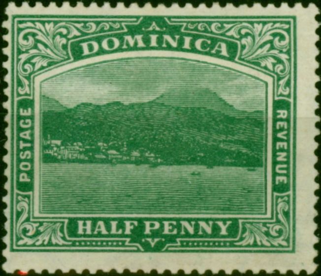 Dominica 1908 1/2d Blue-Green SG47aw Fine MM  King Edward VII (1902-1910) Old Stamps