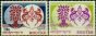 Old Postage Stamp Bhutan 1962 Set of 2 SG8-9 V.F VLMM