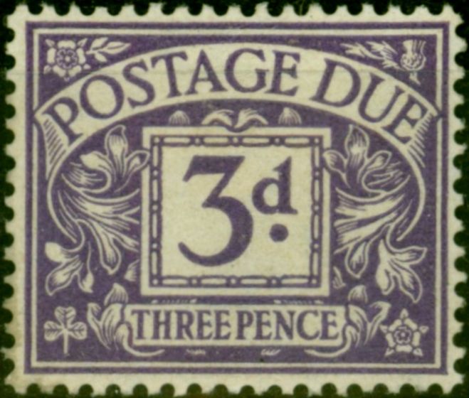 Old Postage Stamp GB 1924 3d Violet SGD14 Fine LMM