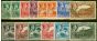 Old Postage Stamp Montserrat 1938-48 Set of 14 SG101a-112 Fine Used CV £78