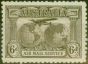 Valuable Postage Stamp from Australia 1931 Air 6d Sepia SG139 Fine Lightly Mtd Mint
