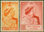 Valuable Postage Stamp KUT 1948 RSW Set of 2 SG157-158 Fine MNH