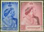 Collectible Postage Stamp Montserrat 1949 RSW Set of 2 SG115-116 V.F.U