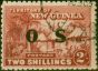 Old Postage Stamp New Guinea 1925 2s Brown-Lake SG030 Fine Used