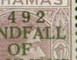 Rare Postage Stamp from Bahamas 1942 5s Reddish-Lilac & Blue SG174var Apostrophe Flaw Fine Very Lightly Mtd Mint