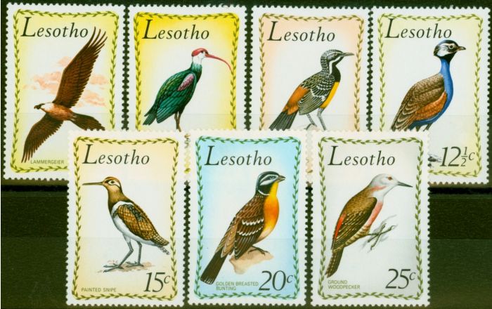 Valuable Postage Stamp from Lesotho 1971 Birds Set of 7 SG204-210 Fine Mtd Mint