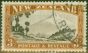 Valuable Postage Stamp from New Zealand 1935 3s Chocolate & Yellow-Brown SG569 Fine Used