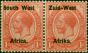 Valuable Postage Stamp South West Africa 1923 1d Rose-Red SG2 Fine LMM