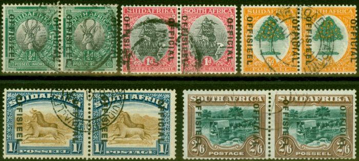 Valuable Postage Stamp South Africa 1927 Set of 5 SG07-011 Fine Used