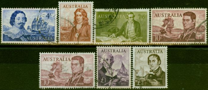 Rare Postage Stamp Australia 1963-65 Set of 7 SG355-360 Fine Used