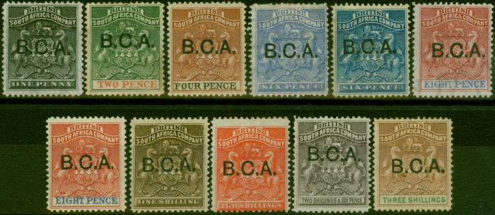 Valuable Postage Stamp B.C.A Nyasaland 1891-95 Set of 11 to 3s SG1-10 Fine MM
