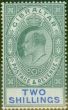 Old Postage Stamp from Gibraltar 1903 2s Green & Blue SG52 Fine & Fresh Mtd Mint
