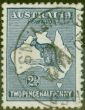 Collectible Postage Stamp from Australia 1913 2 1/2d Indigo SG4 Fine Used