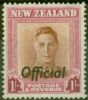 Rare Postage Stamp from New Zealand 1947 1s Red-Brown & Carmine SG0157 V.F MNH