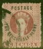 Valuable Postage Stamp from Grenada 1881 2 1/2d Rose-Lake SG22c No Stop Fine Used