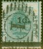 Rare Postage Stamp from O.F.S 1881 1d on 5s Green SG22 Type b Fine Used