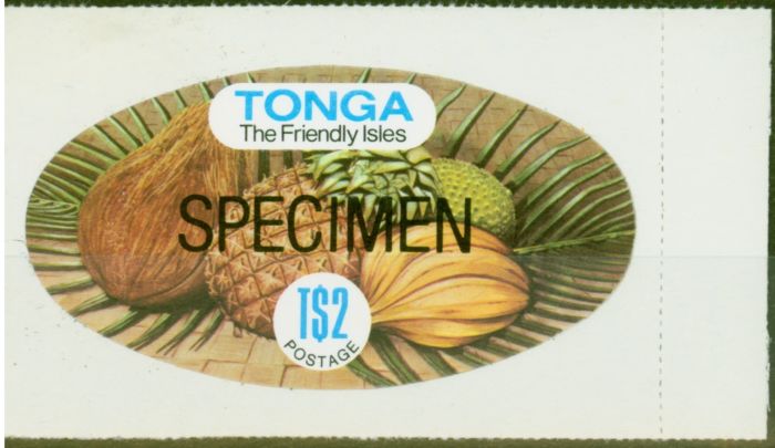 Valuable Postage Stamp from Tonga 1978 2p Specimen SG689as Fine MNH