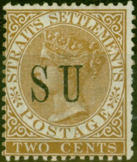 Collectible Postage Stamp from Sungei Ujong 1882 2c Brown SG13 Without Stop Fine & Fresh Unused