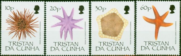 Tristan Da Cunha 1990 Echinoderms Set of 4 SG494-497 V.F MNH . Queen Elizabeth II (1952-2022) Mint Stamps
