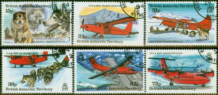 Old Postage Stamp B.A.T 1994 Transportation Set of 6 SG240-245 V.F.U