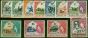 Old Postage Stamp Basutoland 1961 Set of 11 SG58-68a Fine & Fresh LMM