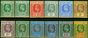 Valuable Postage Stamp from Gold Coast 1907-12 Extended Set of 12 SG59-68 V.F Very Lightly Mtd Mint