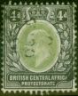 Collectible Postage Stamp B.C.A Nyasaland 1903 4d Grey-Green & Black SG61 Fine Used