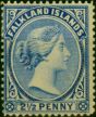 Falkland Islands 1894 2 1/2d Ultramarine SG30 Fine LMM  Queen Victoria (1840-1901) Rare Stamps