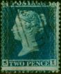 Rare Postage Stamp GB 1855 2d Blue SG34 Fine Used