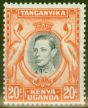 Old Postage Stamp from KUT 1938 20c Black & Orange SG139 Fine Mtd Mint