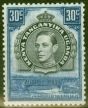 Valuable Postage Stamp from KUT 1938 30c Black & Dull Violet-Blue SG141 Fine Mtd Mint