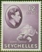 Valuable Postage Stamp from Seychelles 1938 12c Reddish Violet SG139 Fine Mtd Mint