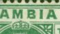Collectible Postage Stamp from Gambia 1912 1/2d Dp Green SG86var Deformed B in GAMBIA Fine Used