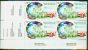 Valuable Postage Stamp from Tonga 2000 30th Anniv Membership of Commonwealth set of 4 in V.F MNH Corner Imprint Blocks of 4