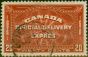 Collectible Postage Stamp Canada 1930 20c Brown-Red SGS6 V.F.U