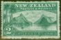 Old Postage Stamp from New Zealand 1906 2s Blue-Green SG328a Good Mtd Mint