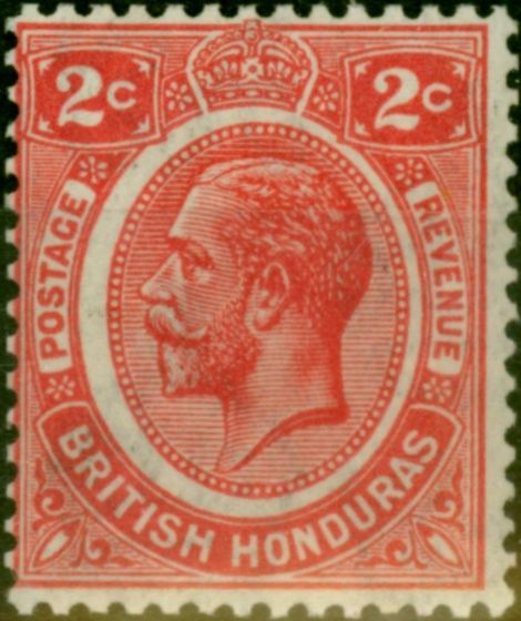 Valuable Postage Stamp British Honduras 1926 2c Rose-Carmine SG128 Fine MNH