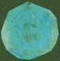 Old Postage Stamp from British Guiana 1851 12c Pale Blue Cotton Reel SG7 Good Used Example of this Rare Classic