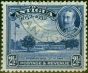 Valuable Postage Stamp Antigua 1932 2 1/2d Deep Blue SG85 V.F.U 'Madame Joseph' Forged Cancel