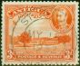 Valuable Postage Stamp Antigua 1932 3d Orange SG86 V.F.U 'Madame Joseph' Forged Cancel
