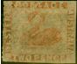 Collectible Postage Stamp from Western Australia 1860 2d Orange-Vermilion SG30 Rouletted Fine Mtd Mint