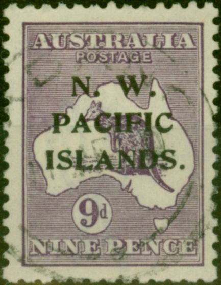 Rare Postage Stamp New Guinea 1919 9d Violet SG112 Fine Used